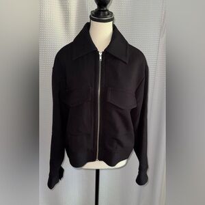 InWear Black Caylee Zip black Boxy Jacket‎ Size 8
